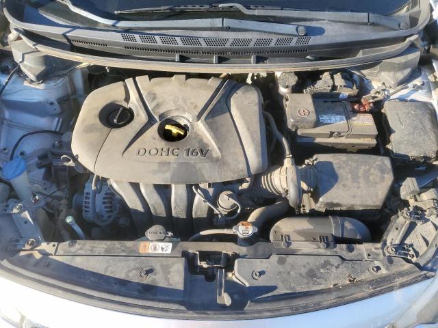 KNAFK4A64E5064919 - 2014 KIA FORTE LX SILVER photo 11