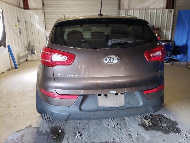 KNDPB3A20D7509948 - 2013 KIA SPORTAGE BASE BROWN photo 6