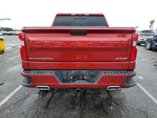 1GCUDEET2NZ561275 - 2022 CHEVROLET SILVERADO K1500 RST RED photo 6