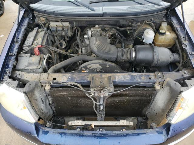 1FTRF12W55NA17674 - 2005 FORD F150 BLUE photo 11