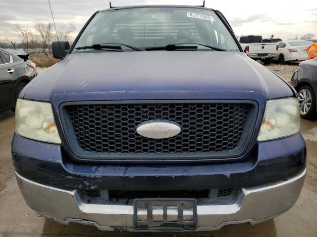 1FTRF12W55NA17674 - 2005 FORD F150 BLUE photo 5