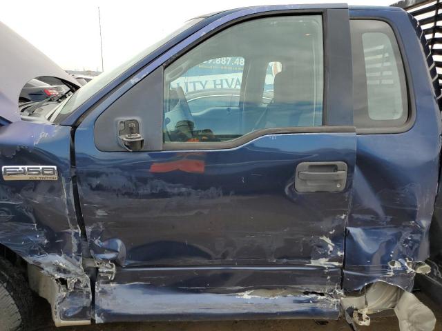 1FTRF12W55NA17674 - 2005 FORD F150 BLUE photo 7