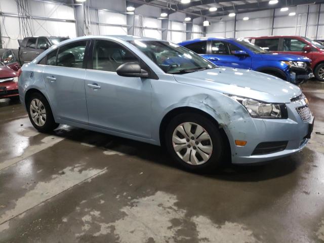 1G1PC5SH1C7153500 - 2012 CHEVROLET CRUZE LS BLUE photo 4