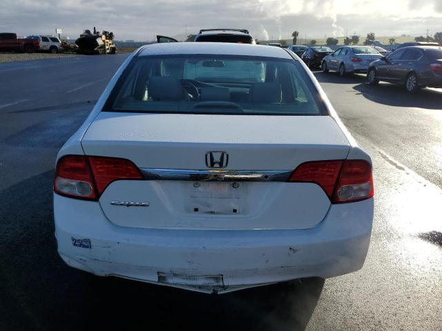 2HGFA1F53AH527819 - 2010 HONDA CIVIC LX WHITE photo 6