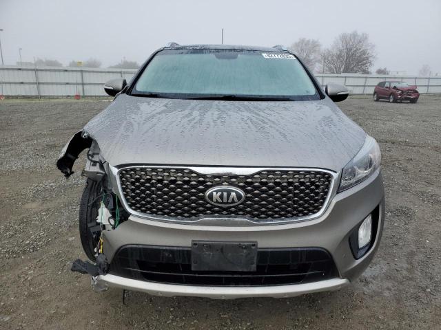 5XYPK4A55HG337487 - 2017 KIA SORENTO SX GRAY photo 5