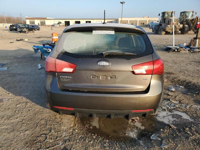 KNAFU5A28C5568254 - 2012 KIA FORTE EX GRAY photo 6