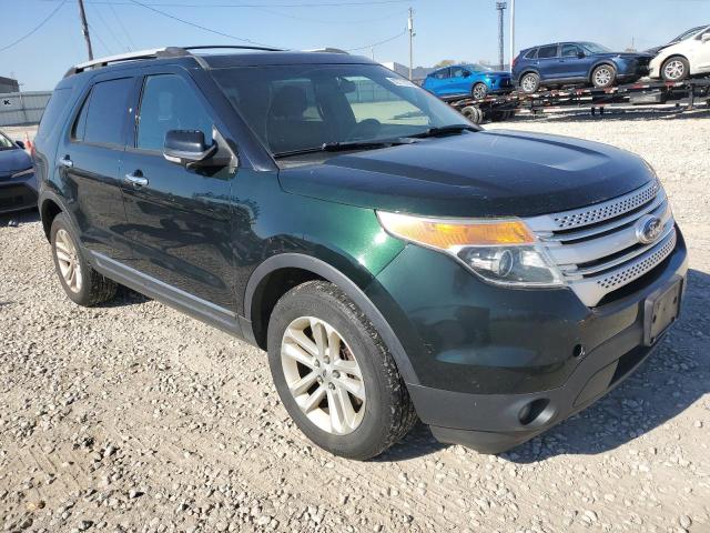 1FM5K8D8XDGC11214 - 2013 FORD EXPLORER XLT Zielony zdjęcie 4