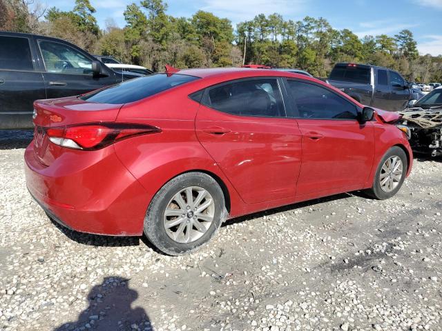 KMHDH4AE6FU255373 - 2015 HYUNDAI ELANTRA SE RED photo 3