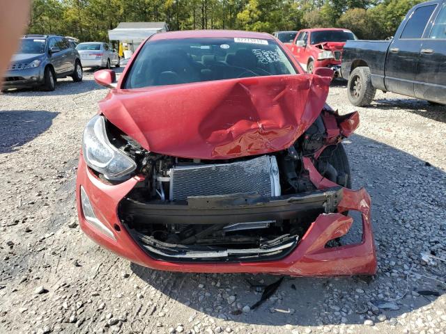 KMHDH4AE6FU255373 - 2015 HYUNDAI ELANTRA SE RED photo 5