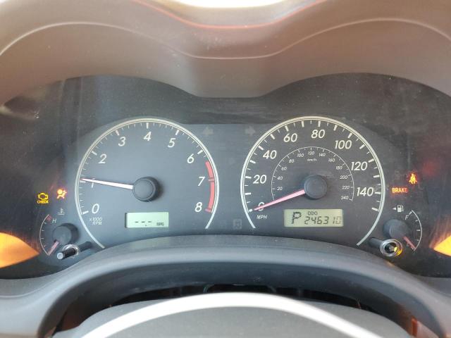 JTDBL40E399032694 - 2009 TOYOTA COROLLA BASE წითელი ფოტო 9