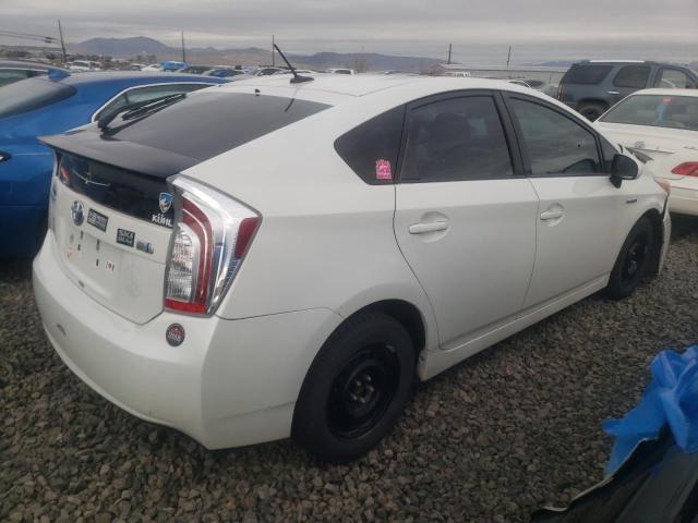 JTDKN3DU0D5667930 - 2013 TOYOTA PRIUS WHITE photo 3