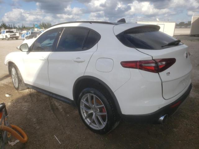 ZASFAKPN7J7B92649 - 2018 ALFA ROMEO STELVIO SPORT Blanc photo 2