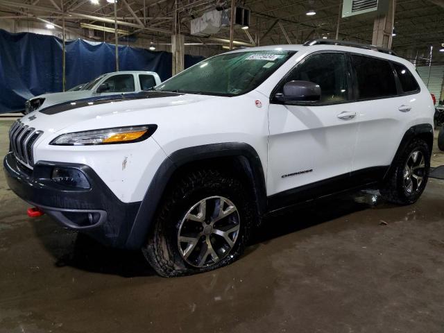 1C4PJMBSXFW785750 - 2015 JEEP CHEROKEE TRAILHAWK WHITE photo 1