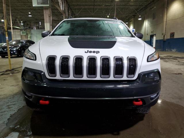 1C4PJMBSXFW785750 - 2015 JEEP CHEROKEE TRAILHAWK WHITE photo 5