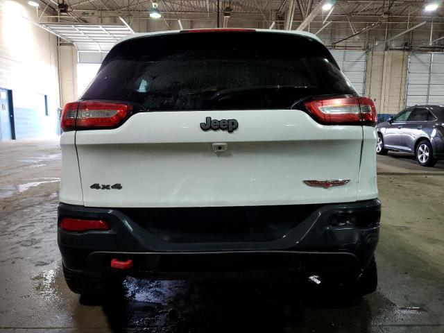 1C4PJMBSXFW785750 - 2015 JEEP CHEROKEE TRAILHAWK WHITE photo 6