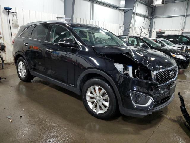 5XYPGDA36HG263111 - 2017 KIA SORENTO LX BLACK photo 4