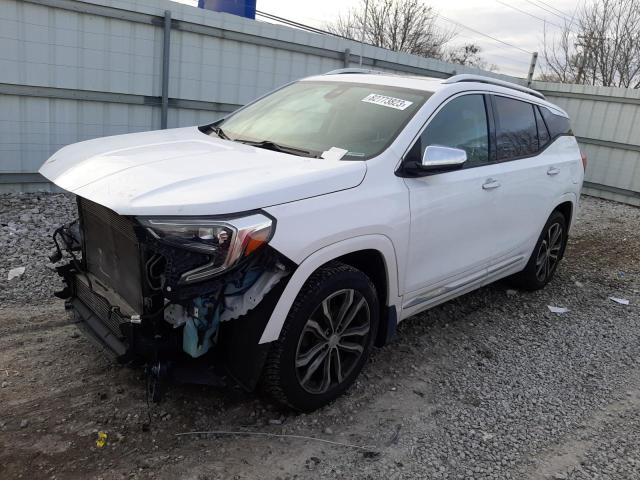 3GKALXEX3JL147755 - 2018 GMC TERRAIN DENALI WHITE photo 1