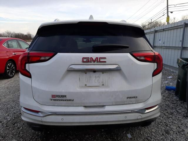 3GKALXEX3JL147755 - 2018 GMC TERRAIN DENALI WHITE photo 6