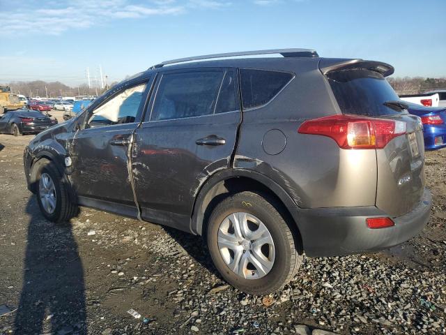 JTMZFREV7ED042714 - 2014 TOYOTA RAV4 LE GRAY photo 2