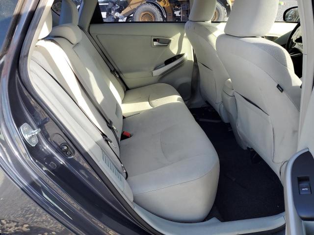 JTDKN3DU1D1650836 - 2013 TOYOTA PRIUS CHARCOAL photo 10