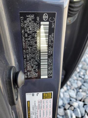 JTDKN3DU1D1650836 - 2013 TOYOTA PRIUS CHARCOAL photo 12