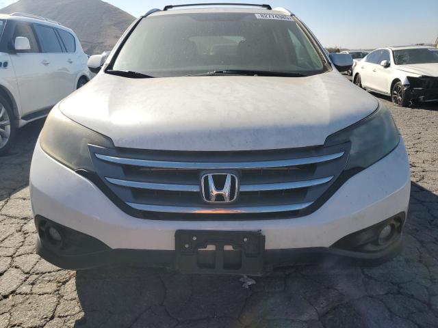 5J6RM3H78CL027670 - 2012 HONDA CR-V EXL WHITE photo 5