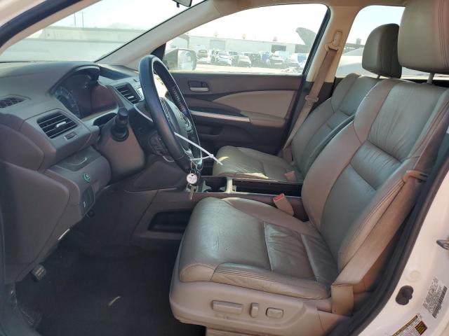 5J6RM3H78CL027670 - 2012 HONDA CR-V EXL WHITE photo 7