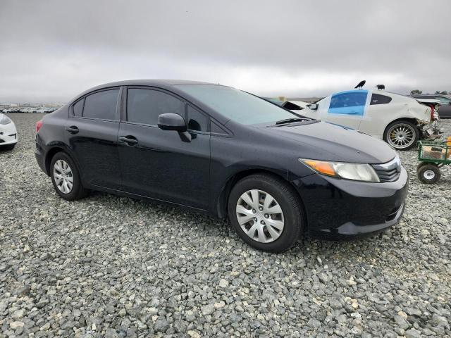 2HGFB2F51CH323400 - 2012 HONDA CIVIC LX BLACK photo 4