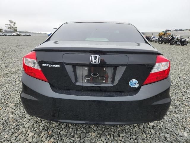 2HGFB2F51CH323400 - 2012 HONDA CIVIC LX BLACK photo 6