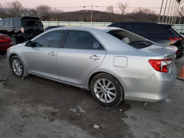 4T1BD1FK7CU013817 - 2012 TOYOTA CAMRY HYBRID SILVER photo 2