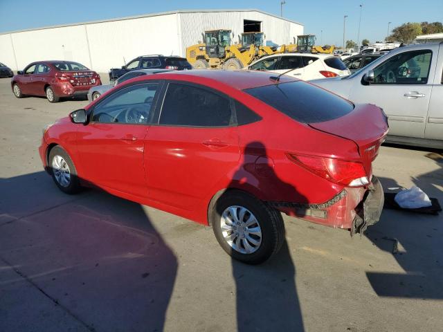 KMHCT4AE6FU930388 - 2015 HYUNDAI ACCENT GLS RED photo 2