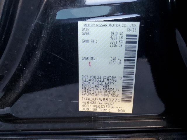 1N4AL3AP7FN880771 - 2015 NISSAN ALTIMA 2.5 黑色 照片 12