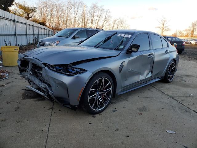 WBS43AY06RFS07837 - 2024 BMW M3 COMPETITION GRAY photo 1