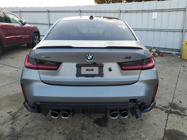 WBS43AY06RFS07837 - 2024 BMW M3 COMPETITION GRAY photo 6