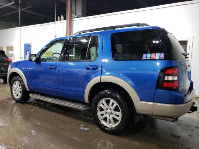 1FMEU7EE6AUA28236 - 2010 FORD EXPLORER EDDIE BAUER BLUE photo 2