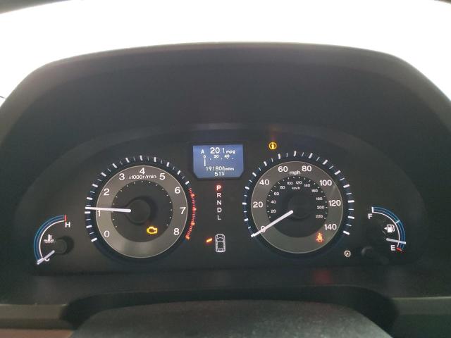 5FNRL5H94BB019931 - 2011 HONDA ODYSSEY TOURING შავი ფოტო 9