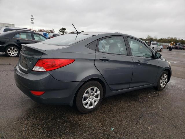 KMHCT4AEXDU428478 - 2013 HYUNDAI ACCENT GLS Сұр фото 3