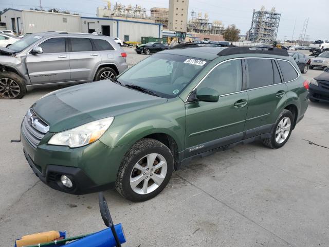 4S4BRCKC4D3291934 - 2013 SUBARU OUTBACK 2.5I LIMITED GREEN photo 1