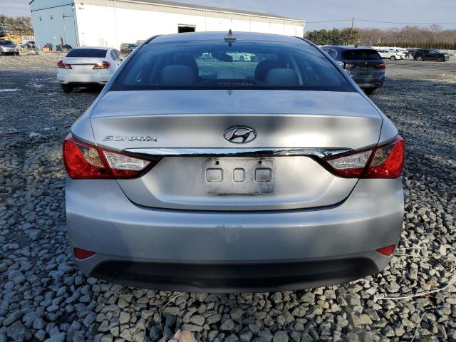 5NPEB4AC4EH822410 - 2014 HYUNDAI SONATA GLS SILVER photo 6