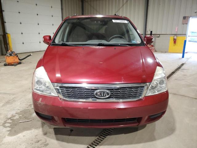 KNDMG4C78C6447822 - 2012 KIA SEDONA EX LX RED photo 5