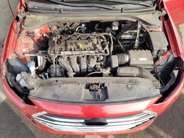 KMHD74LF0HU084535 - 2017 HYUNDAI ELANTRA SE RED photo 11