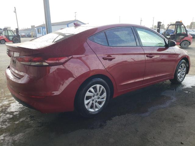 KMHD74LF0HU084535 - 2017 HYUNDAI ELANTRA SE RED photo 3