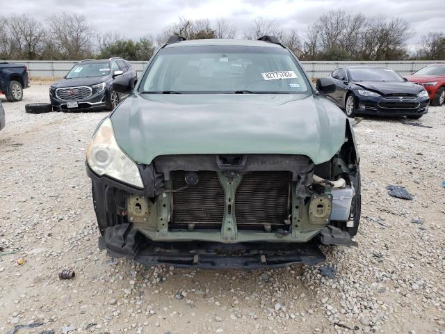 4S4BRBAC2B3358507 - 2011 SUBARU OUTBACK 2.5I GREEN photo 5