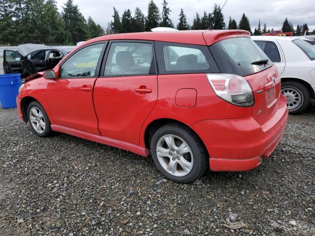 2T1KR32E48C686750 - 2008 TOYOTA COROLLA MA XR RED photo 2