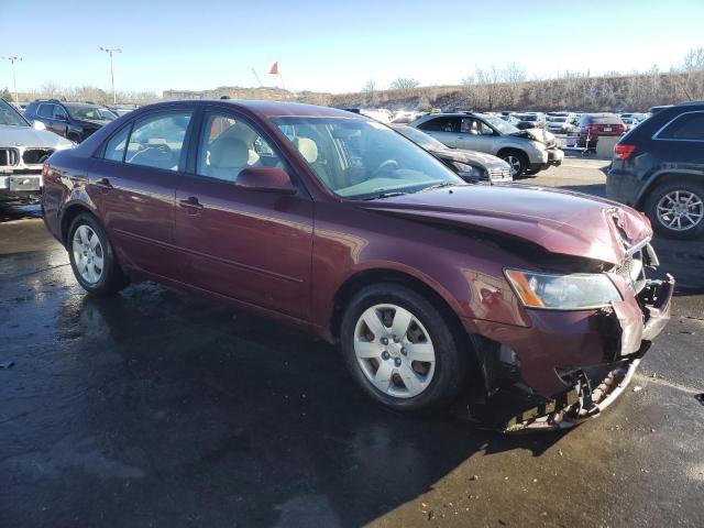 5NPET46C57H271770 - 2007 HYUNDAI SONATA GLS RED photo 4