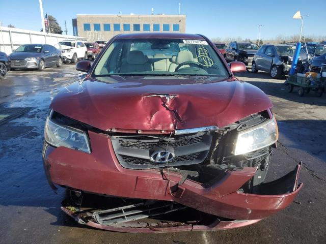 5NPET46C57H271770 - 2007 HYUNDAI SONATA GLS RED photo 5