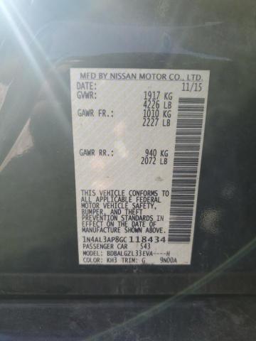 1N4AL3AP8GC118434 - 2016 NISSAN ALTIMA 2.5 შავი ფოტო 13