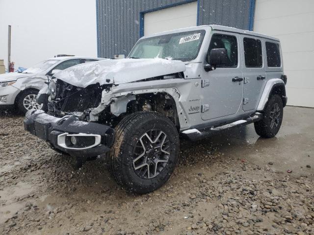 1C4PJXEN4RW129331 - 2024 JEEP WRANGLER SAHARA SILVER photo 1