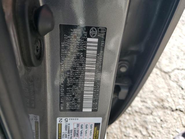 2T1BR32E67C850577 - 2007 TOYOTA COROLLA CE GRAY photo 12