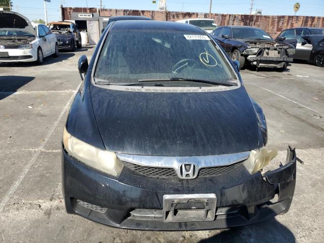 2HGFA166X9H330344 - 2009 HONDA CIVIC LX-S BLACK photo 5
